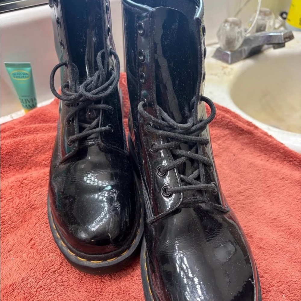 Dr. Martens Black Lace Up Boots